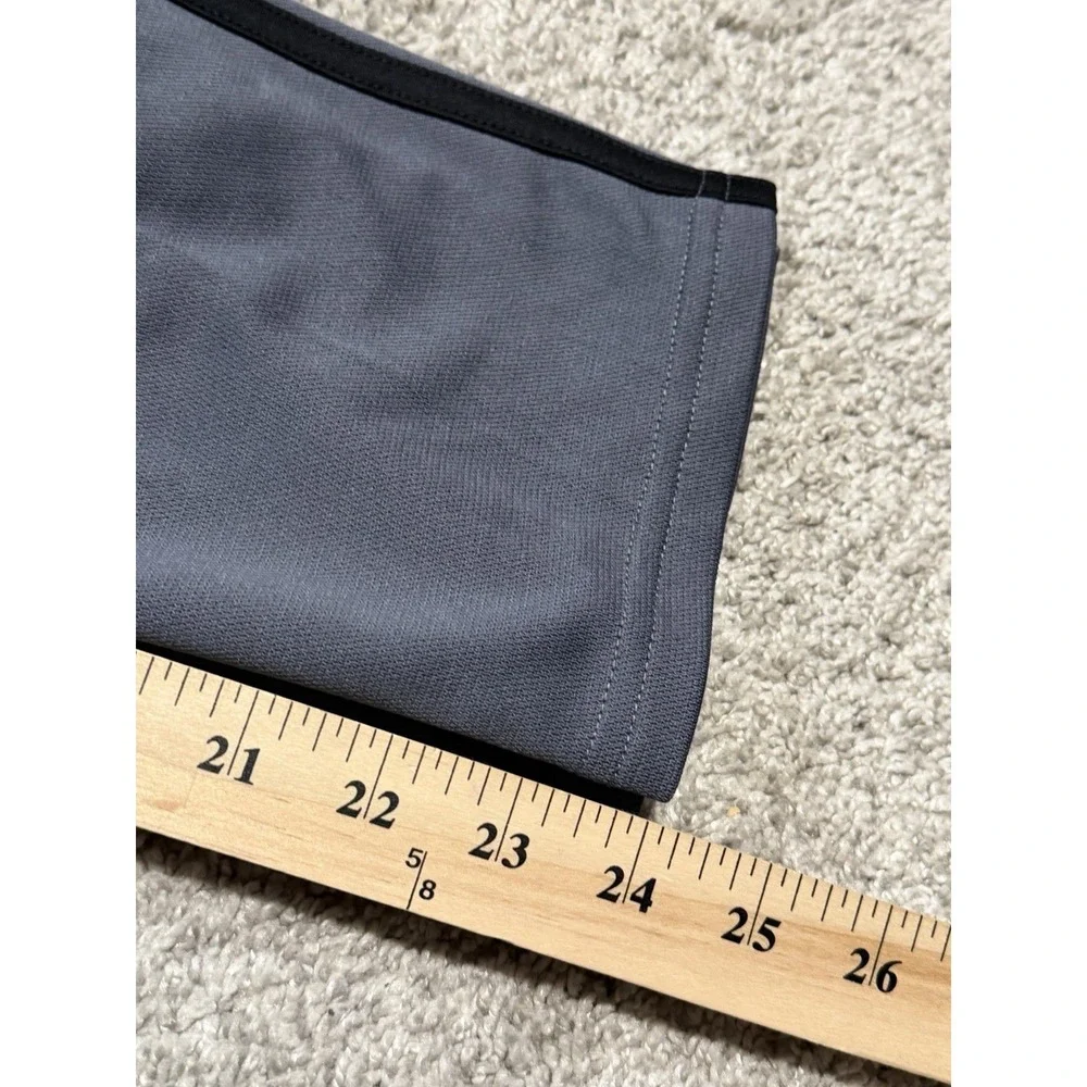 Boys Adidas Dark Gray Track Pants W/ Black Side Stripes Size Youth Medium 10/12